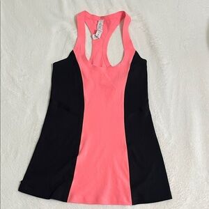 Lululemon Athletica Pink and Black Tank Top